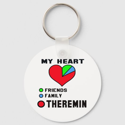 Porte-clés J'adore Theremin. (Recto)