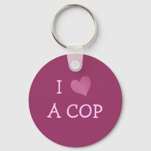PORTE-CLÉS J'ADORE UN COP