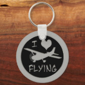 Porte-clés J'adore voler (Recto)