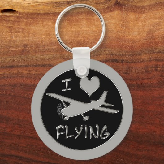 Porte-clés J'adore voler (Recto)