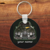 Porte-clés Jaguar avec ton nom (Recto)