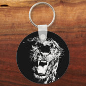 Porte-clés Jaguar - Panthère noire (Recto)