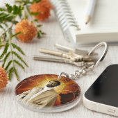 Porte-clés Jah Rasta Livity INI One Love Roots (Devant droit)