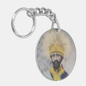 Porte-clés Jah Rastafari Rasta Livity INI One Love Roots  - H (Devant gauche)