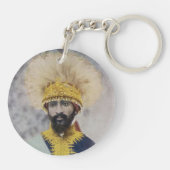 Porte-clés Jah Rastafari Rasta Livity INI One Love Roots  - H (Dos)