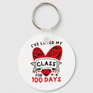 Porte-clés J'ai aimé ma classe pour les 100 jours d'école Ens