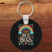 Porte-clés J'Ai Bed Bugs Drôle Retro Offensive Inapproprié (Recto)
