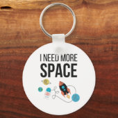 Porte-clés J'Ai Besoin De Plus D'Espace Graphique (Recto)