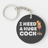 Porte-clés J'ai besoin d'une énorme citation de COCKtail (Devant)