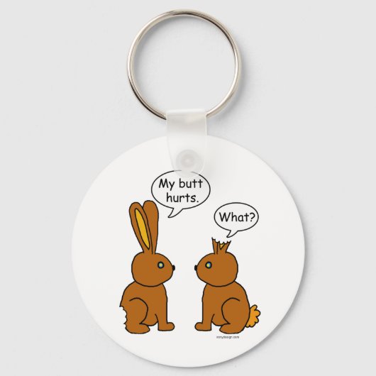 Porte-clés J'Ai Blessé Le Mur ! - Quoi ? (Recto)