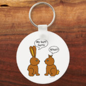 Porte-clés J'Ai Blessé Le Mur ! - Quoi ? (Recto)