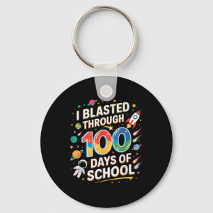 Porte-clés J'Ai Blessé Pendant 100 Jours D'École 100E Jour Ga