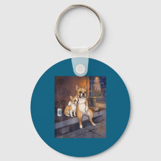 Porte-clés J'ai Ce Chien En Moi Drôle De Bouledogue Français