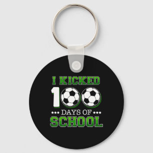 Porte-clés J'Ai Couché 100 Jours Soccer Soccer Sports Garçons
