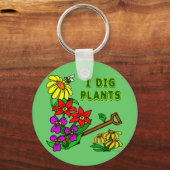 Porte-clés J'Ai Creg Plante Gardener Dit (Recto)