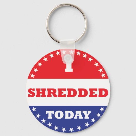 Porte-clés J'ai déchiré aujourd'hui (Recto)