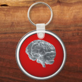 Porte-clés J'ai des cerveaux ! (Recto)