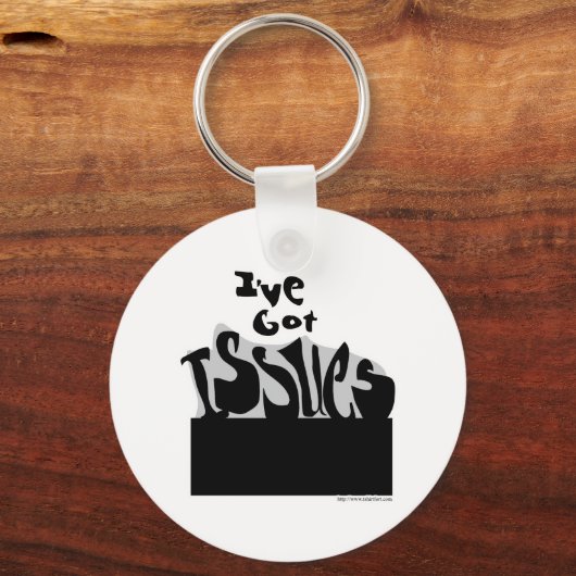 Porte-clés J'ai des problèmes ! (Recto)