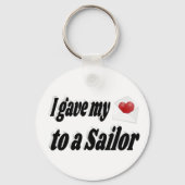 Porte-clés J'ai donné mon coeur à un marin (Recto)