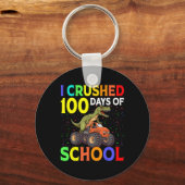Porte-clés J'Ai Écrasé 100 Jours De Camion Monster De L'École (Recto)
