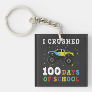 Porte-clés J'Ai Écrasé 100 Jours D'École