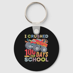 Porte-clés J'Ai Écrasé 100 Jours D'École Pour Les Garçons Mon