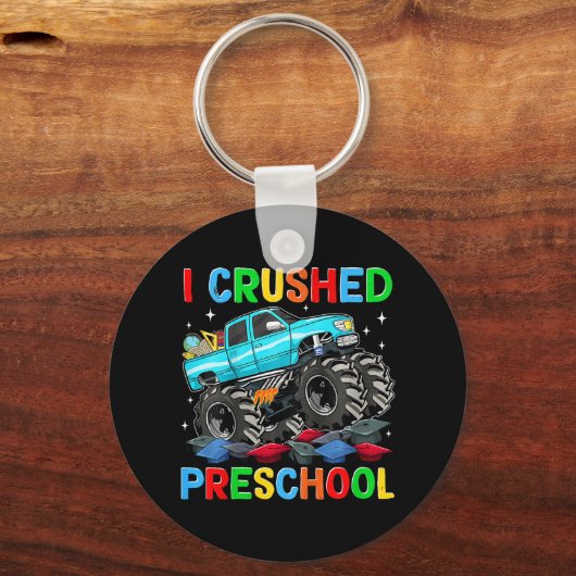 Porte-clés J'Ai Écrasé Le Dernier Jour De L'École Monster Tru (Recto)