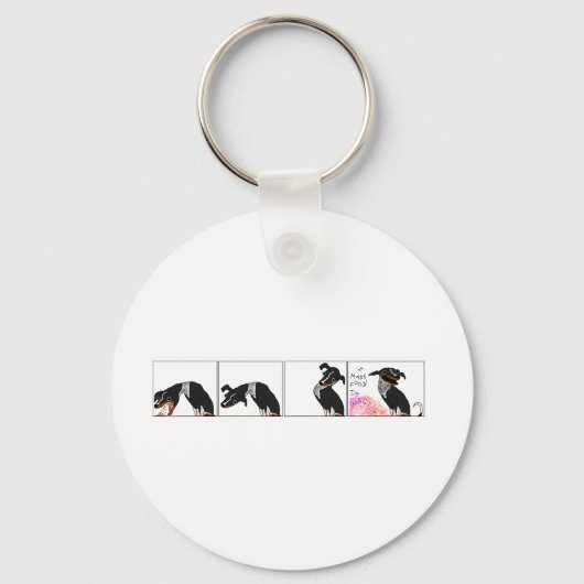 Porte-clés "J'ai fait de la nourriture" (Recto)