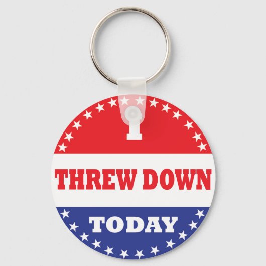 Porte-clés J'Ai Jeté Aujourd'Hui (Recto)