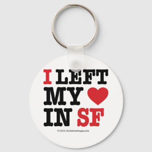 Porte-clés J'ai laissé mon coeur