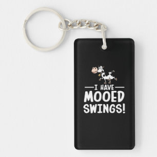 Porte-clés J'ai l'amant de vache à sautes de humeur