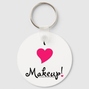 Porte-clés J'ai le coeur en meakup !