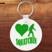 Porte-clés J'ai le coeur squatchine (Recto)