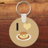 Porte-clés J'ai le flan du Coeur (amour) ! (Recto)