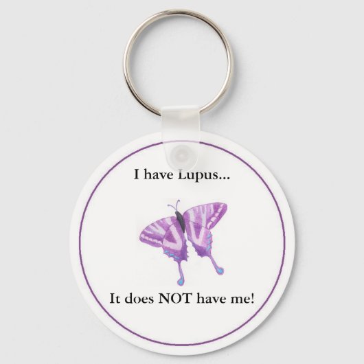 Porte-clés J'ai Lupus... ça ne m'a PAS ! (Recto)