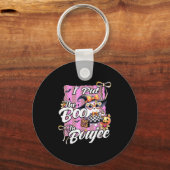 Porte-clés J'Ai Mis Le Boo À Boujee Cute Ghost Leopard Hallow (Recto)