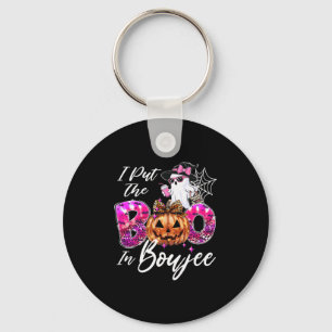 Porte-clés J'Ai Mis Le Boo À Boujee Cute Leopard Boujie Ghost