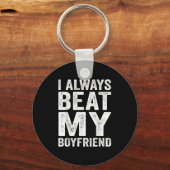 Porte-clés J'Ai Mon Petit Ami Toujours Drôle Relation Vale (Recto)