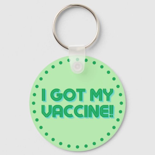 Porte-clés J'Ai Mon Vaccin ! (Recto)