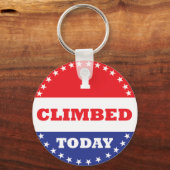 Porte-clés J'Ai Monté Aujourd'Hui (Recto)