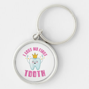 Porte-clés J'ai Perdu Ma Première Dent Dents De Lait Enfant C