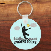 Porte-clés J'Ai Poopé Aujourd'Hui (Recto)