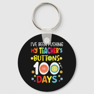 Porte-clés J'Ai Poussé Les Boutons De Mes Enseignants 100 Jou