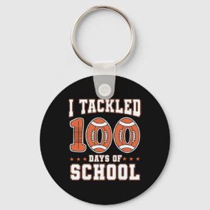 Porte-clés J'ai relevé le défi du 100e jour d'école Footll 10