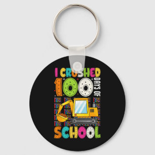 Porte-clés J'ai réussi 100 jours de construction scolaire 100