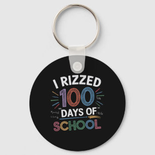 Porte-clés J'Ai Rizé 100 Jours D'École Drôle 100E Jour École