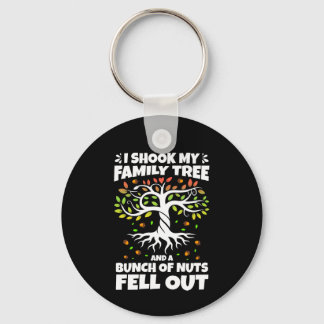Porte-clés J'ai Secoué Mon Arbre Généalogique Et Un Tas De No