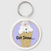 Porte-clés J'Ai Snow Snowman (Recto)