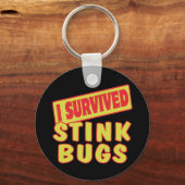 PORTE-CLÉS J'AI SURVÉCU À DES BROUILLAGES FRAIS (Recto)