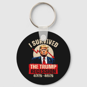 Porte-clés J'ai survécu à la récession de Trump 4725 4925 Tru